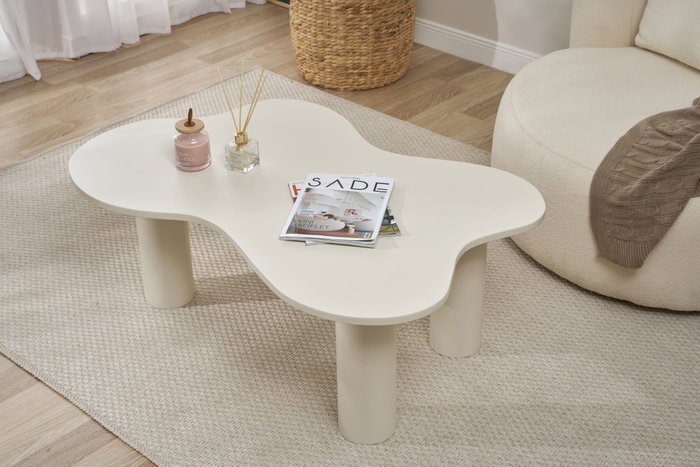 Hanah Home Bloom Juego de Mesas de Café - Crema Hanah Home Bloom Juego de Mesas de Café - Crema